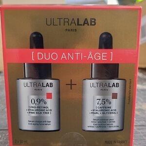 Ultralab Anti-Age Serum Pro-Retinol, Caffeine And Hyaluronic Acid, Paris France